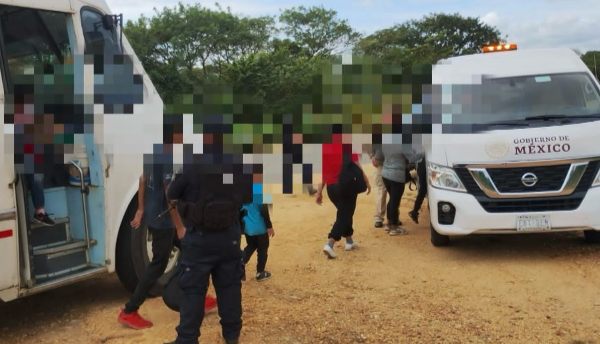Del 24 al 28 de noviembre, resguarda SSP a 154 personas de origen extranjero en siete municipios