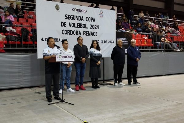 Inauguran autoridades la Copa de vóleibol «Córdoba Renace 2024»