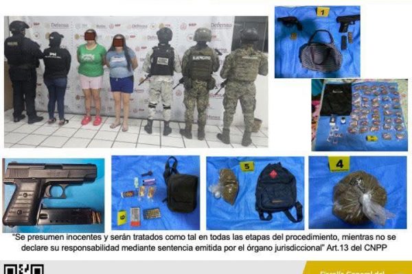 DOS PERSONAS DETENIDAS Y OBJETOS ASEGURADOS EN OPERATIVO DE CATEO CON FUERZAS FEDERALES Y ESTATALES EN MEDELLÍN DE BRAVO