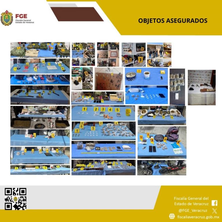 Fiscalía General del Estado detiene a 29 personas durante cateos realizados en diversos municipios