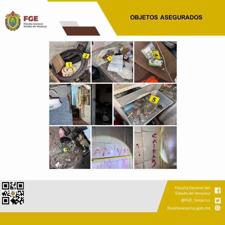 En Boca del Río, dos personas detenidas y objetos asegurados en operativo de cateo con fuerzas federales y estatales