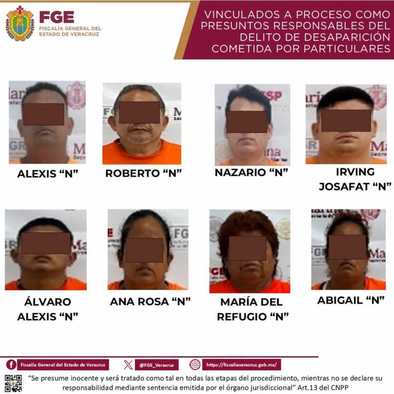 𝗩𝗶𝗻𝗰𝘂𝗹𝗮𝗻 𝗮 𝗽𝗿𝗼𝗰𝗲𝘀𝗼 𝗮 𝗼𝗰𝗵𝗼 𝗽𝗿𝗲𝘀𝘂𝗻𝘁𝗼𝘀 𝗶𝗺𝗽𝗹𝗶𝗰𝗮𝗱𝗼𝘀 𝗽𝗼𝗿 𝗱𝗲𝘀𝗮𝗽𝗮𝗿𝗶𝗰𝗶𝗼́𝗻 𝗰𝗼𝗺𝗲𝘁𝗶𝗱𝗮 𝗽𝗼𝗿 𝗽𝗮𝗿𝘁𝗶𝗰𝘂𝗹𝗮𝗿𝗲𝘀 𝗲𝗻 𝗕𝗼𝗰𝗮 𝗱𝗲𝗹 𝗥𝗶́𝗼