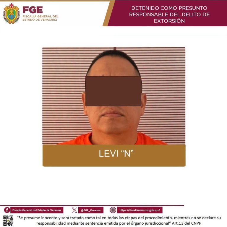 𝗣𝗼𝗹𝗶𝗰𝗶́𝗮 𝗠𝗶𝗻𝗶𝘀𝘁𝗲𝗿𝗶𝗮𝗹 𝗰𝘂𝗺𝗽𝗹𝗶𝗺𝗲𝗻𝘁𝗮 𝗻𝘂𝗲𝘃𝗮 𝗼𝗿𝗱𝗲𝗻 𝗱𝗲 𝗮𝗽𝗿𝗲𝗵𝗲𝗻𝘀𝗶𝗼́𝗻 𝗰𝗼𝗻𝘁𝗿𝗮 “𝗖𝗼𝗺𝗮𝗻𝗱𝗮𝗻𝘁𝗲 𝗟𝗲𝘃𝗶” 𝗽𝗼𝗿 𝗽𝗿𝗲𝘀𝘂𝗻𝘁𝗮 𝗲𝘅𝘁𝗼𝗿𝘀𝗶𝗼́𝗻 𝗲𝗻 𝗔𝘁𝗼𝘆𝗮𝗰